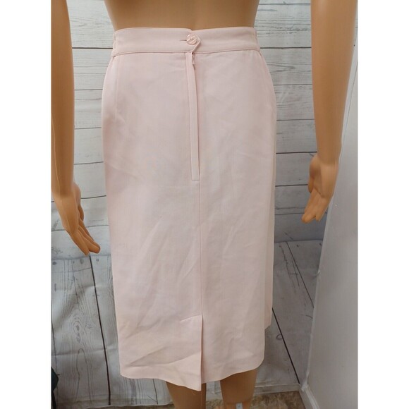 Pink Skirt Womens Length Length Pencil Lined Sz 14 RN #15099 - Picture 4 of 7